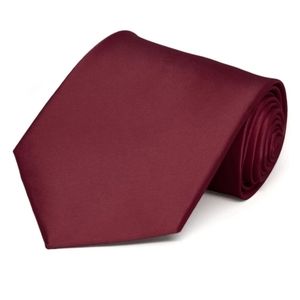 Brand New, Burgundy Tiemart Standard Necktie